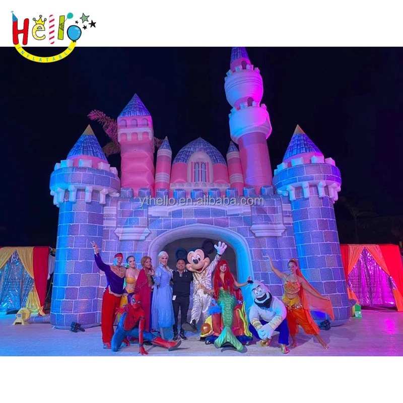 Custom Built Large Inflatable Castle Backdrop for Decoration