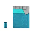 Dark green and sky blue