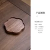 Walnut wood lace teapot stand 2