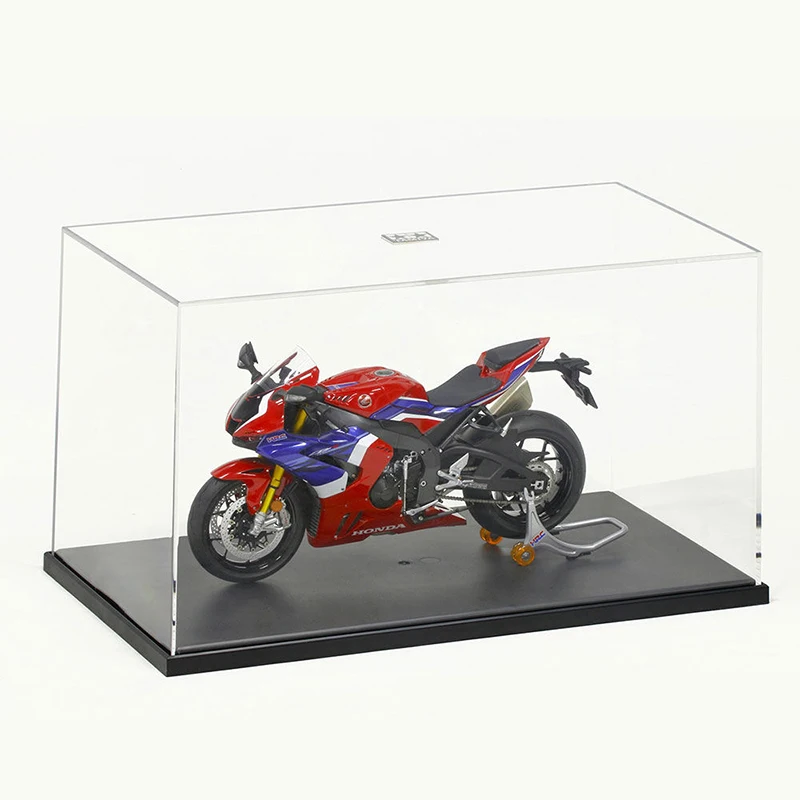 Wholesale Clear Diecast Model Toy Display Case Acrylic Display Case for 1/18 Scale Motorcycle