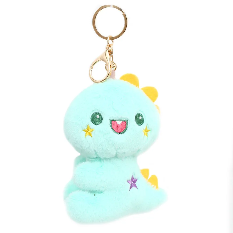 Promotional Cartoon Mini Kawaii Dinosaur Stuffed Animal Plush Keychains
