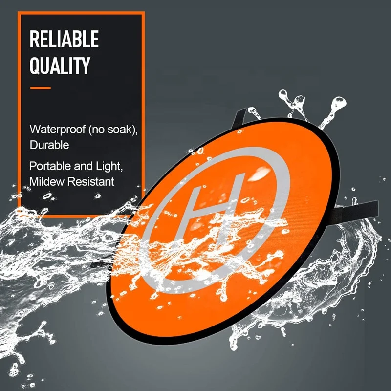 
 75 см универсальные портативные складные двусторонние светящиеся водонепроницаемые подставки для летательного аппарата посадочная площадка для дрона  