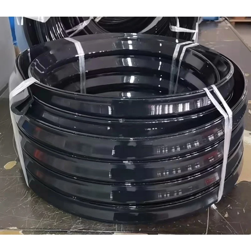 Custom Molded PU Vibration Dampers & Bumpers Large Size Industrial Machinery Accessories with Cutting Processing Service details