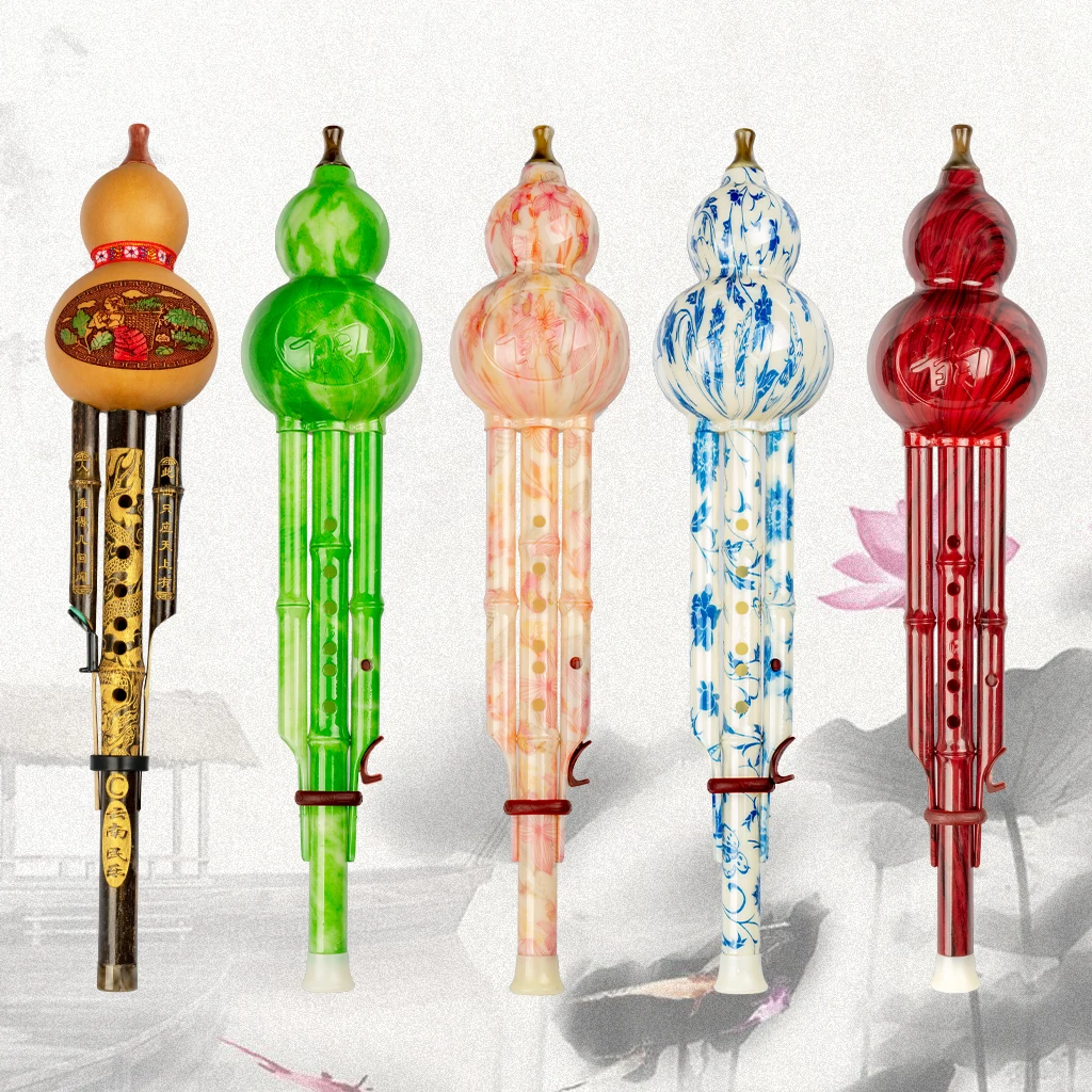 Benkeg Hulusi Cinese In Bambù Nero - Tasto C, Con Custodia, Per Principianti - Foto 6