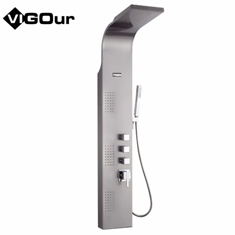 
Новый настенный выдвижной термостатический дождевой Душ из нержавеющей стали с водопадом 