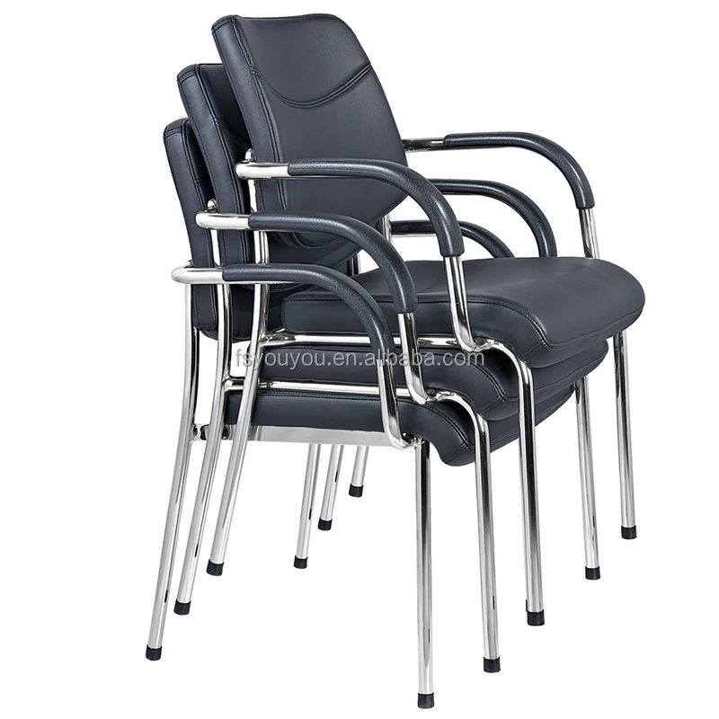 Visitor Exquisite Armrest Stacker Guest Conference Training Chair