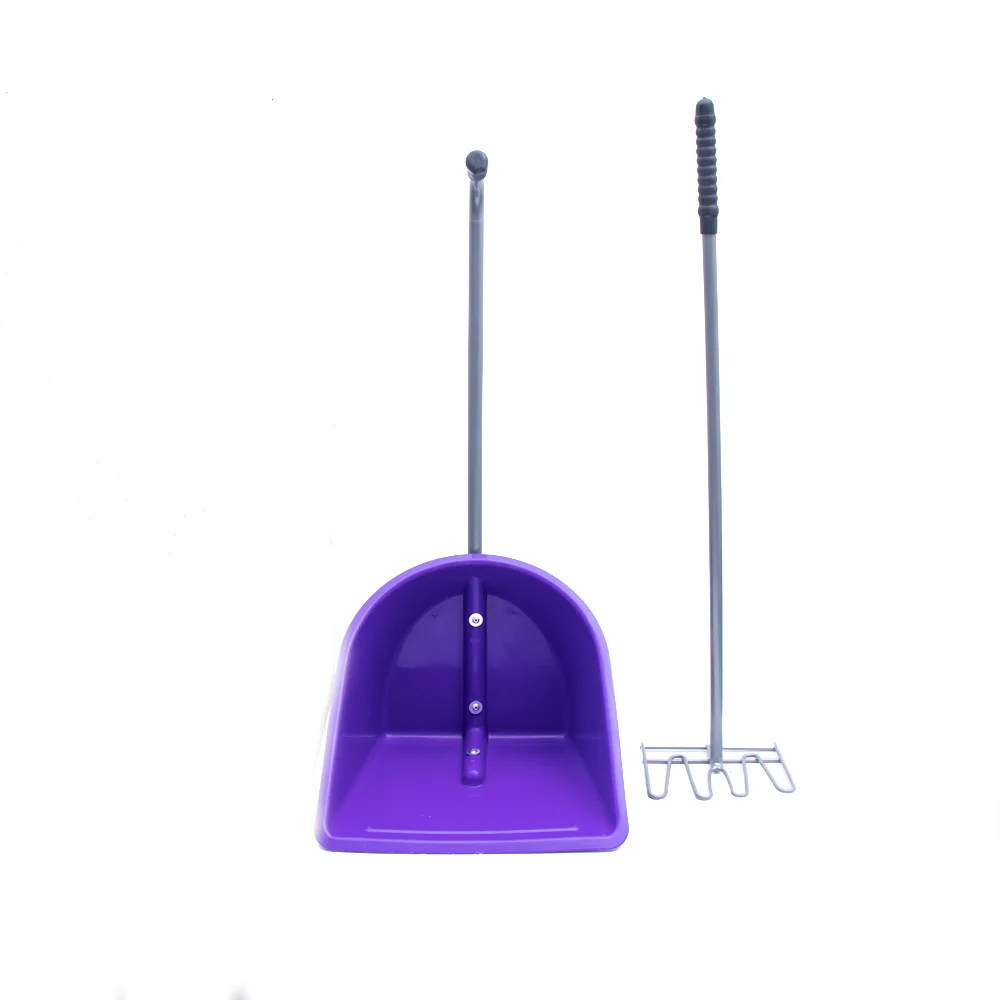 Customizable Colors Horse Equipment Plastic Manure Scoop Stable Rake ...