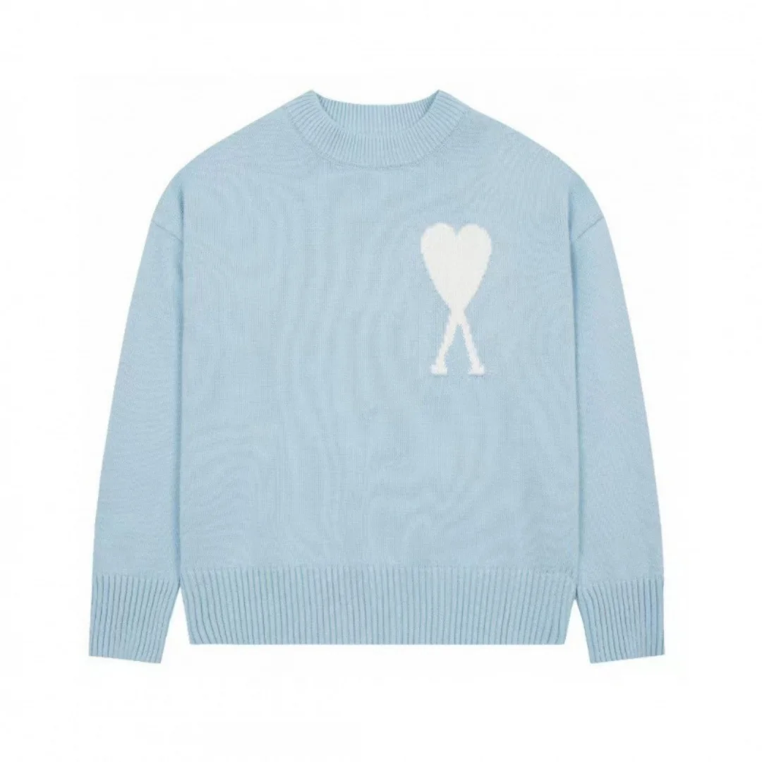 Solid Plain Knit Sweater Autumn Winter Double Warm Beanie Korean Style Casual Women Embroidery Wool Cashmere