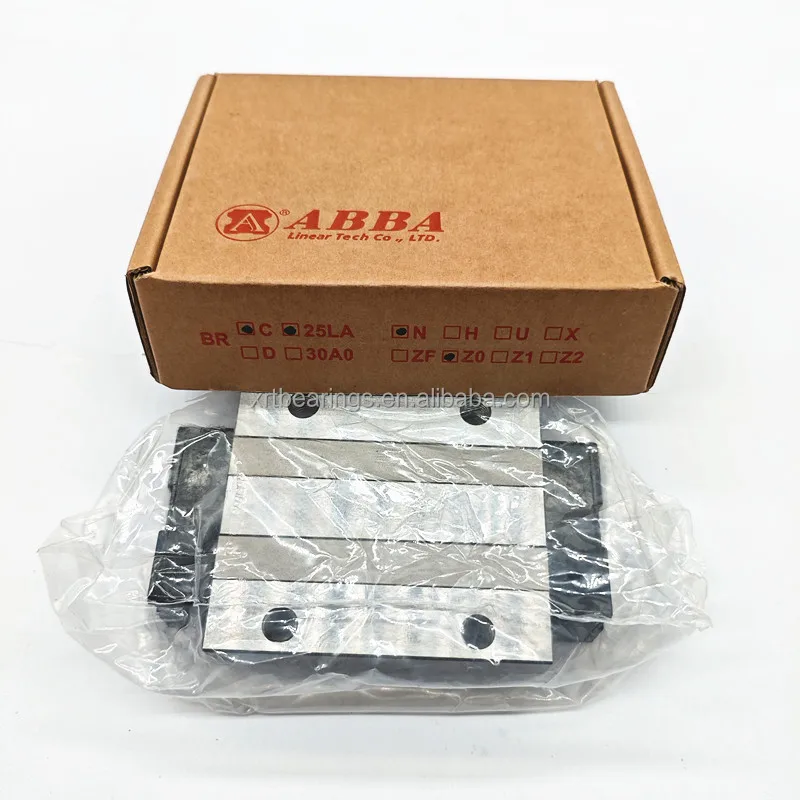 Original ABBA Linear Block Guide Rail Slider BRH15B BRH20B BRH25B ...