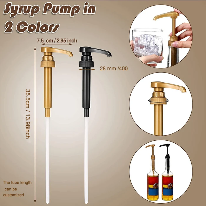 Factory Direct Supply Milk Tea Syrup Pump 28/400 Fit Torani Syrup