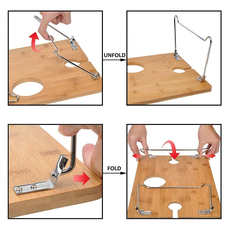Стол для пикника на открытом воздухе, складные переносные бамбуковые бокалы и бутылки для вина, поднос для закусок и сыра