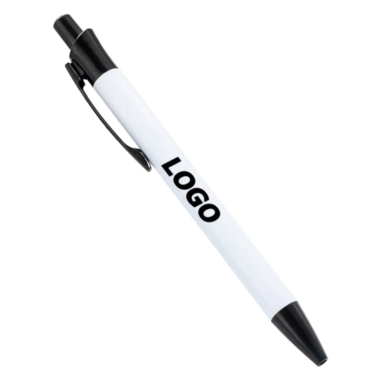 Customizable DIY Blank Sublimation Metal Click Pens Aluminum Ballpoint Pens for Personalized Promotional Gifts