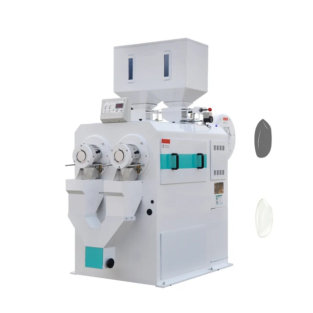 CFN1818F CFN2525F Low Temperature Horizontal Double Emery Roll Rice Whitener Rice Whitening Polishing Machine Rice Miller