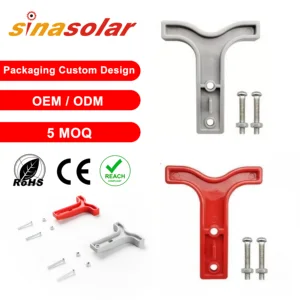 Fast Delivery High Quality Battery T Handles Solar Plug Parts Accessories Pc Material 50A/120A with Screw and Nuts