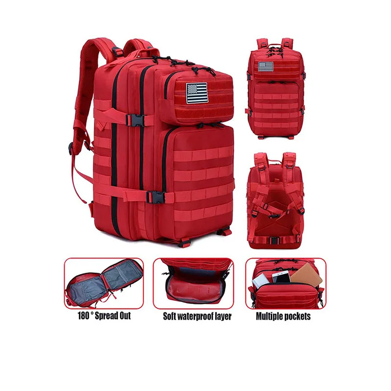 China Factory Customized Tactical Assault Backpacks Good Quality Training Assault Backpacks Large Tactical Rucksack