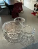 Platinum crystal transparent rice tea table