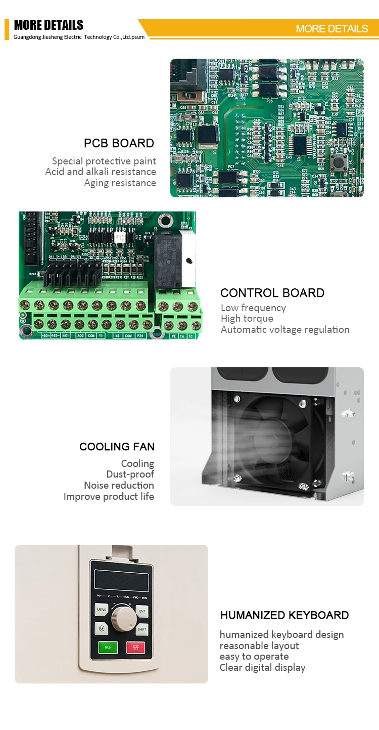 vector control cnc 18.5kw to 160kw frequency converter speed vfd inverter 220v single phase 50hz 60hz variable frequency drive supplier