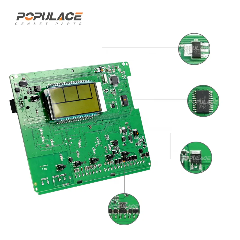 POPULACE Genset Remote Controller  Deep Sea DSE710 Generator Auto Start Control Panel Module LCD Deepsea Controller 710 DSE 710