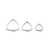 Stainless steel round triangular frame