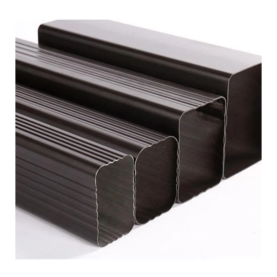 Metal Gutter Downspout Roll Forming Machine Rain Gutter Bending Making Machine  Round Downspout Machine