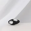 Negro con cristal blanco (Precio por 1 pieza)