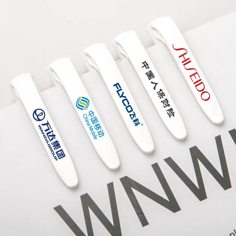 Рекламная гелевая ручка печать логотипа выставочная Подарочная пластиковая деловая официальная Подпись шариковая