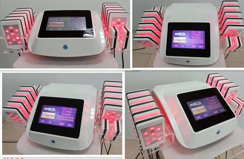 Portable Lipolaser Weight Loss 14 Laser Plates Lipo Laser Slimming Machine for Home & Salon