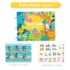English edition fun number quiet book-cpcce