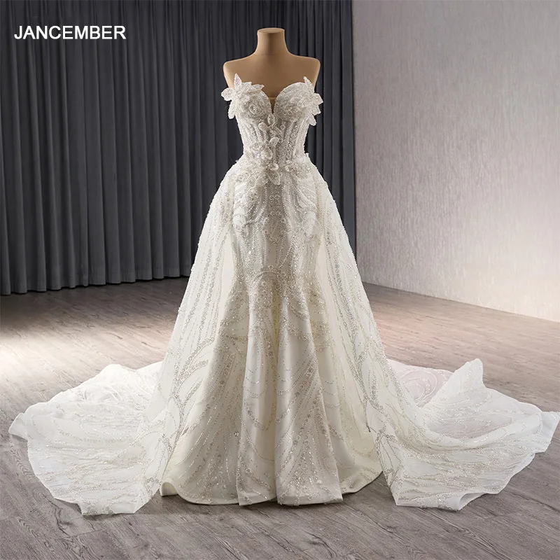boho chic white maxi dress White Lace A-line Plus Size Beach Wedding Dresses, MW553
