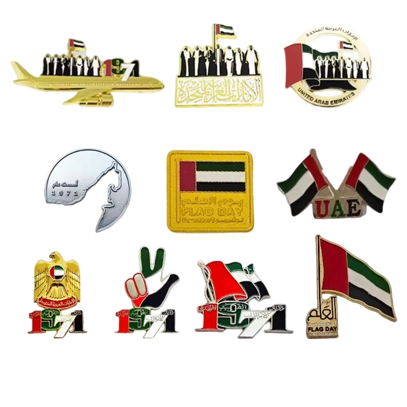 UAE Falcon National Custom Metal Eagle Lapel Pin Souvenir