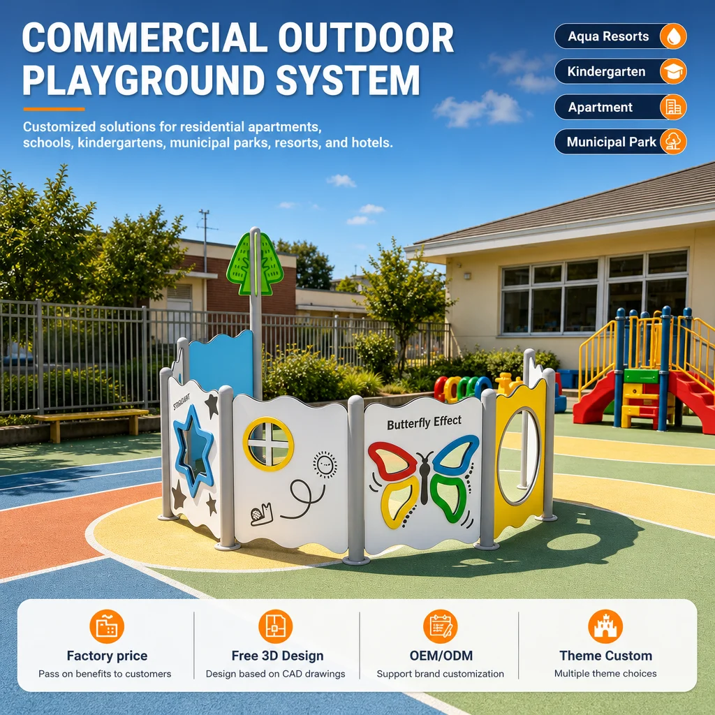 Montessori Busy Board Kids HDPE Sensory Activity Board Toddler Learning Toy CE CPC ASTM Certified OEM Wholesale Factory Custom