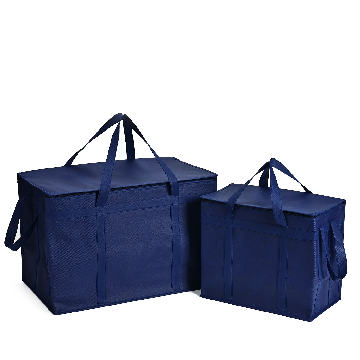 Manufacturer Customization Takeaway Insulation Cooler Bag Black Waterproof Travel Cooler Bag Non Woven Cooler Bag manufacture