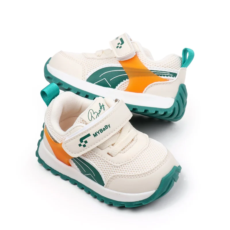High Quality 1-3 Years Toddler Baby Shoes Classical Design Flat Rubber Sneaker Boys Girls Autumn Spring Winter Summer Walking factory