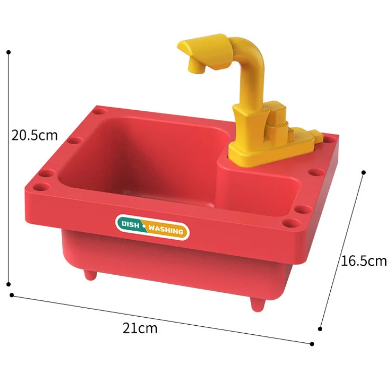 19 шт. Детский Электрический кухонный набор для мытья посуды