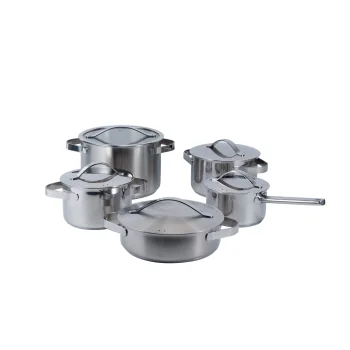Impact Bonding Bottom Wholesale 5 pcs Stainless Steel pots Cookware Sets Utensil set
