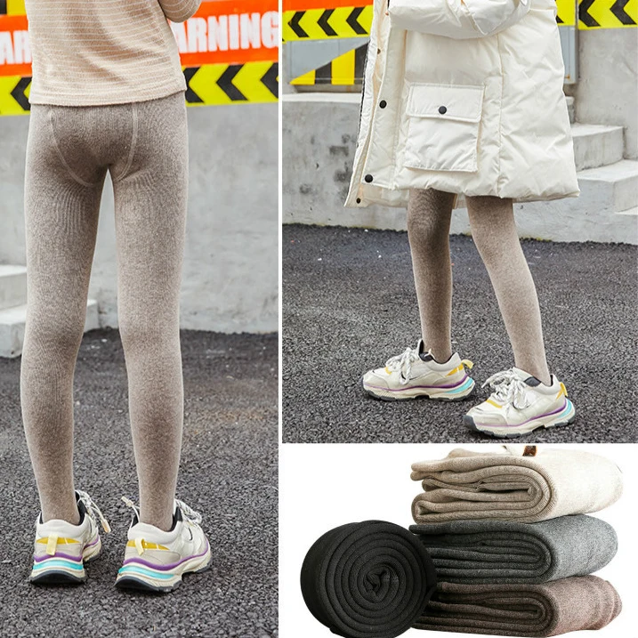 Warmer cashmere girls pantyhose thick kids