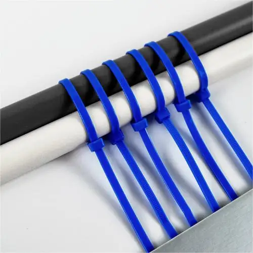 PTFE  teflons cable tie  UL 94 V0 flame retardant customizable Self-locking ETFE Cable tie Plastic Industrial Cable Ties