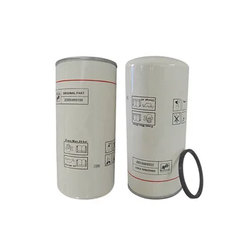 Industrial Air Compressor Oil Filter Spare Part 2205490100 by Mengma-Cast Steel & Fiberglass White