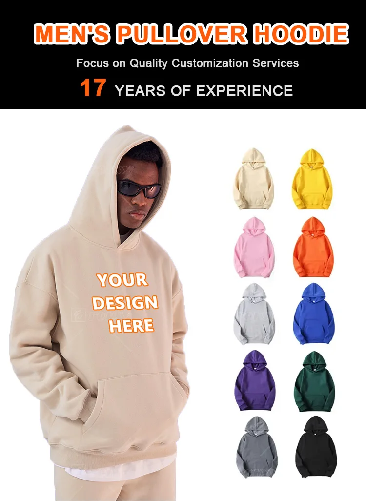 High Quality Cheap Custom Oem Design Hoodies Men Sweatshirts 100 Cotton
