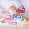 Pink 2 Cute Animal Greeting Card