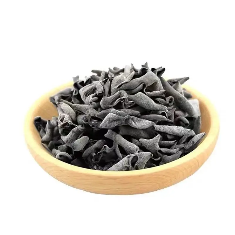 nutrient-rich black fungus mushroom and agaric are sold in large