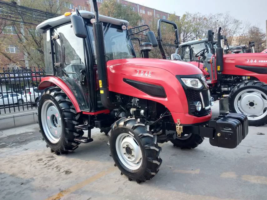 Self-Propelled Tractores agricolas 4x4 Used Compact Tractors LUTONG 704E for Agriculture supplier