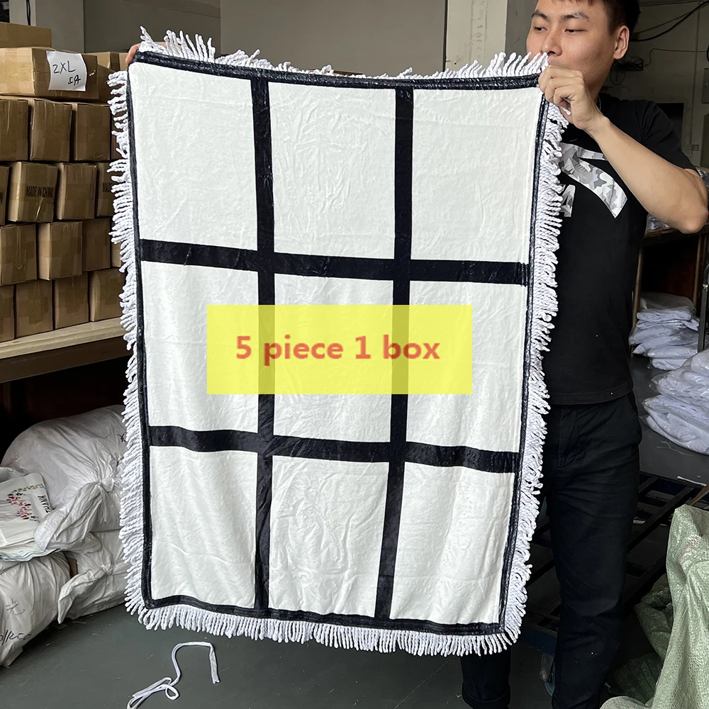 Us Warehouse Free Shipping Sublimation Blankets Blank For Press Printed