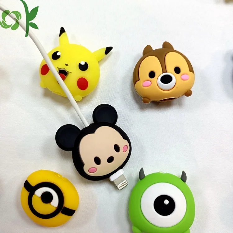 OKSILICONE оптовая продажа Силиконовый протектор кабеля для зарядного USB сохранения аксессуаров телефона