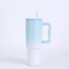 Degradado azul y blanco