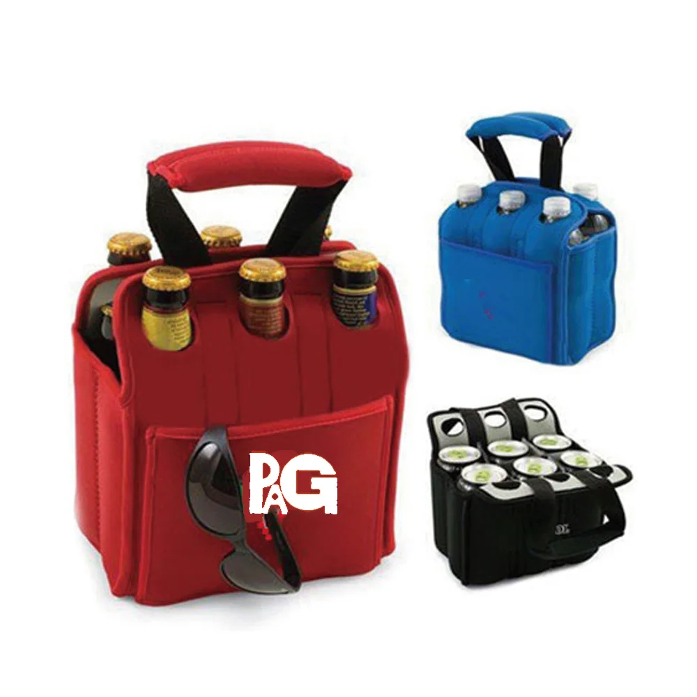 Neoprene Insulated 6-Pack Beer Bottle Cooler Wholesale