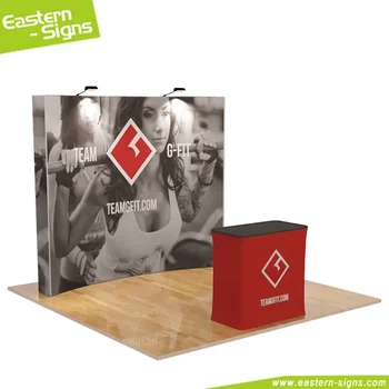 Outdoor 3x3m standard aluminum portable backdrop exhibition booth display for trade show