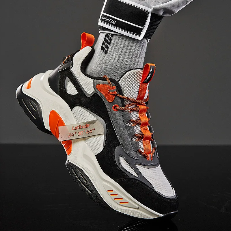 2020 New Spring running shoes men sneakers color matching sports shoes men casual breathable trendy shoes