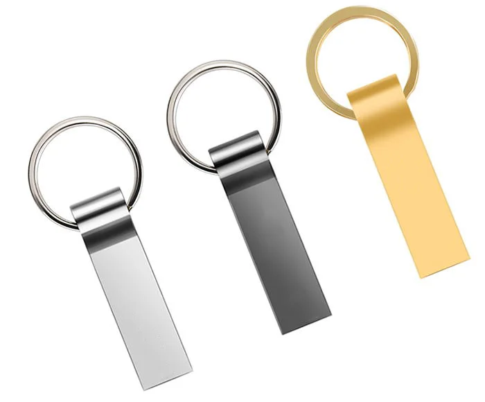 Высокоскоростной металлический USB флеш-накопитель 4 ГБ 8 ГБ 16 ГБ, самый дешевый USB-накопитель с брелоком