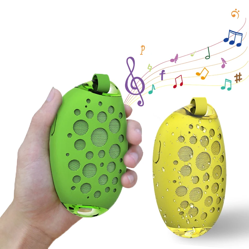 Portable Mini Mango Bluetooth Speaker IP54 Waterproof Wireless MG Outdoor Stereo Speaker With Mic Hook Support Handsfree Call - ANKUX.COM